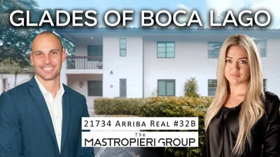 Glades of Boca Lago Boca Raton Property Tour | 21734 Arriba Real 32B